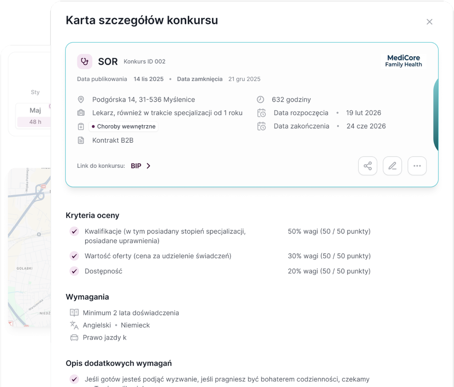 Panel porównania kandydatów